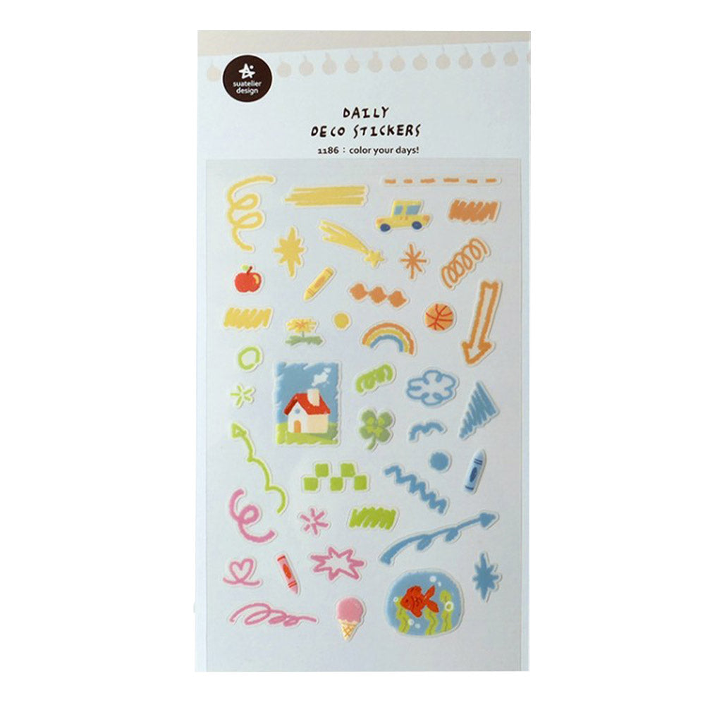 Suatelier Sticker Color Your Days! (1186)