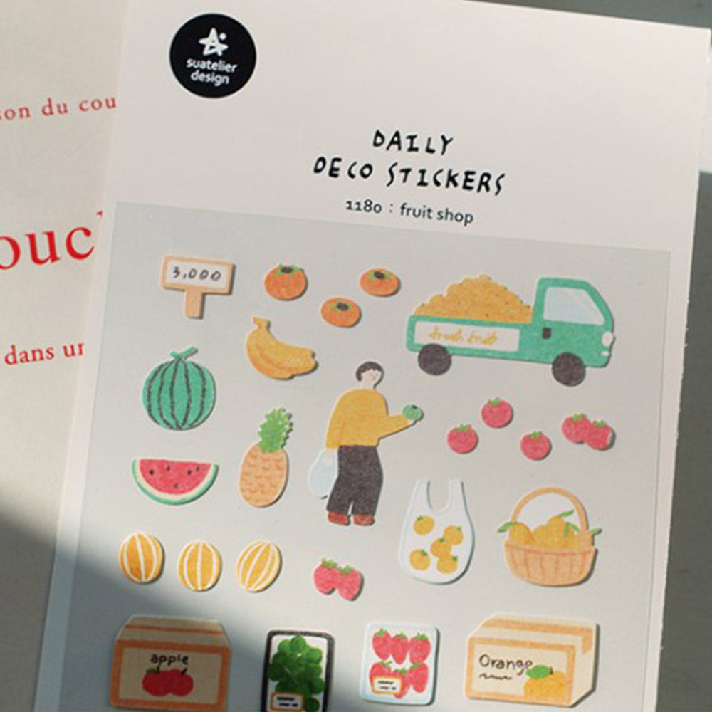 Suatelier Sticker Fruit Shop (1180)