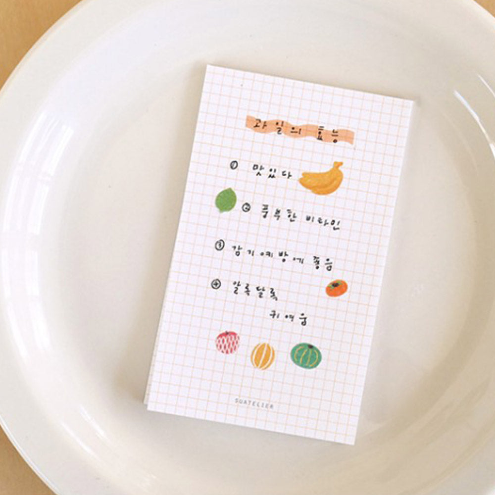 Suatelier Sticker Fruit Shop (1180)