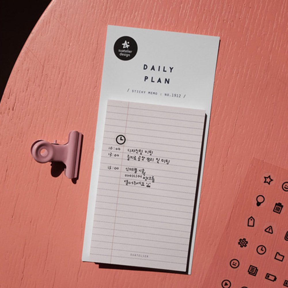 Suatelier Sticker Daily Plan #9 (1912)