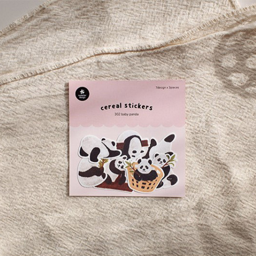 Suatelier Cereal Sticker Baby Panda (302)
