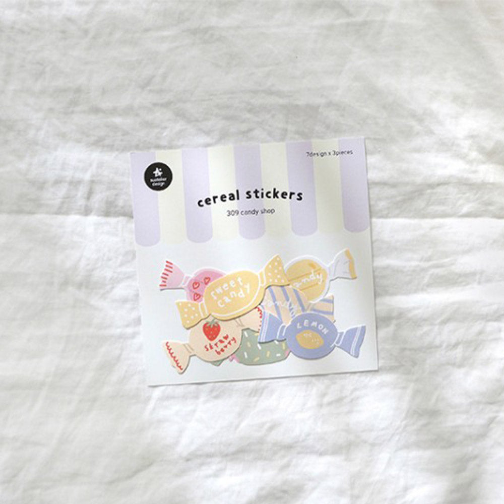 Suatelier Cereal Sticker Candy Shop (309)