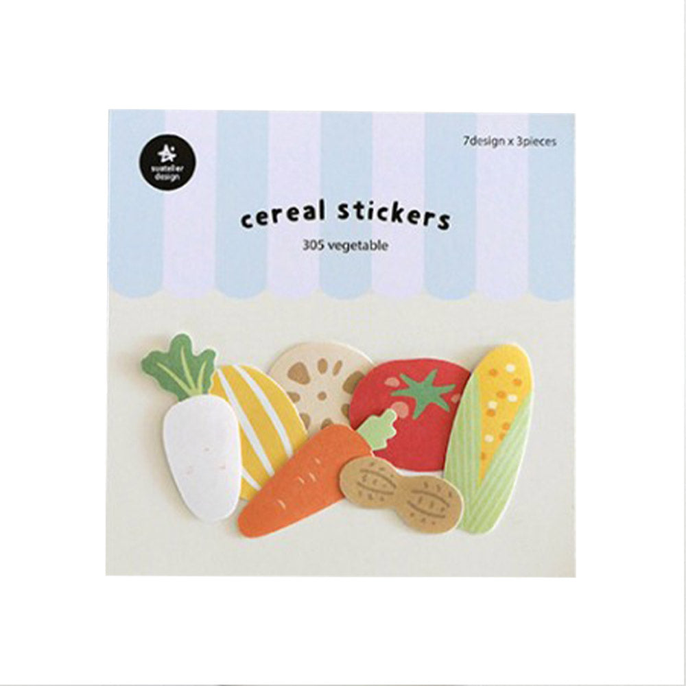 Suatelier Cereal Sticker Vegetable (305)
