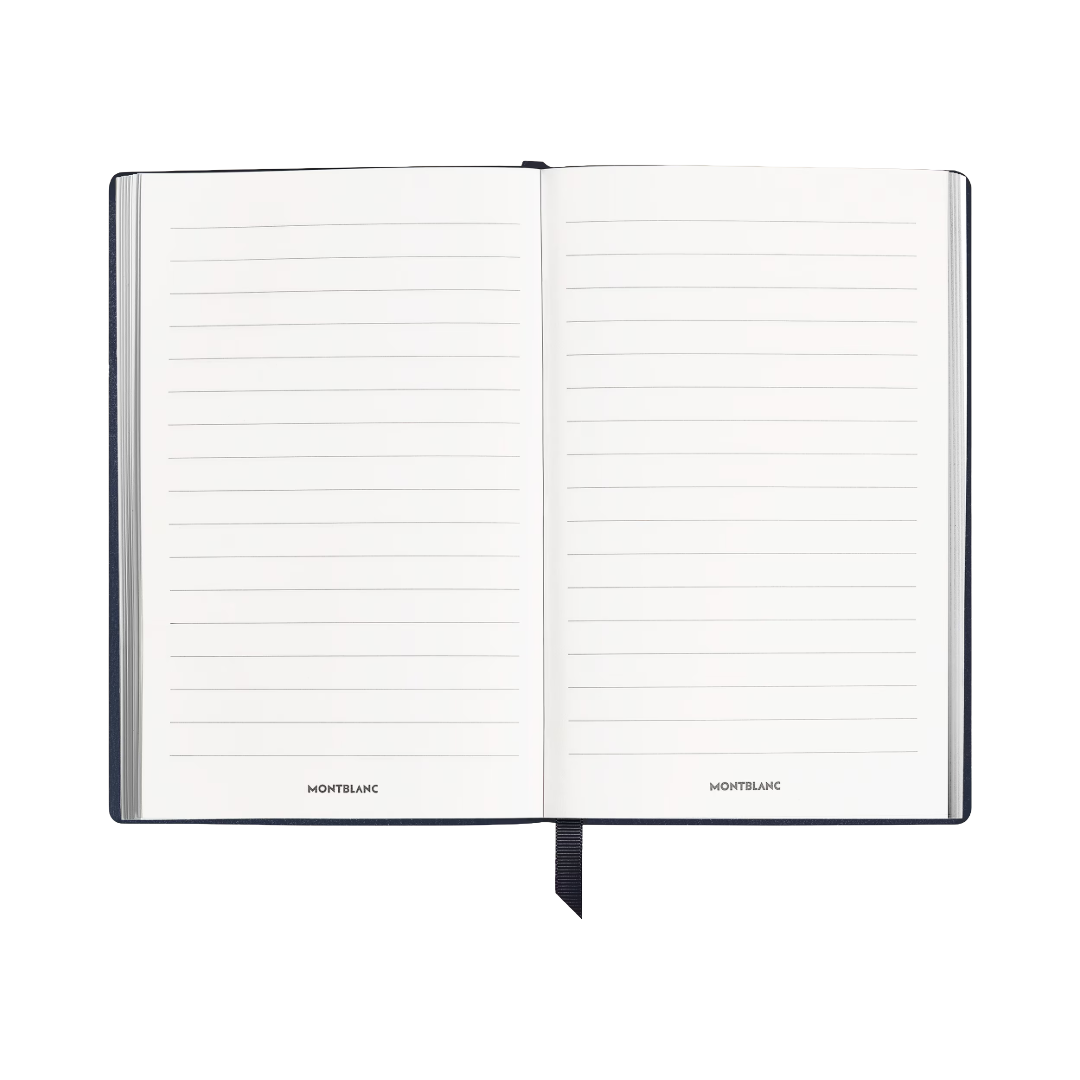 Montblanc Large Notebook Ink Blue Leather Lined