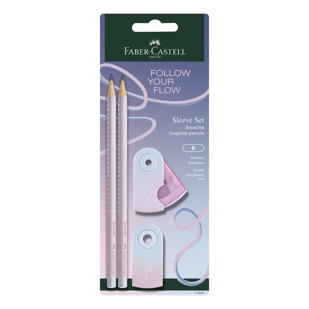 Faber-Castell Flow Edition Grip Set Blushing Sky