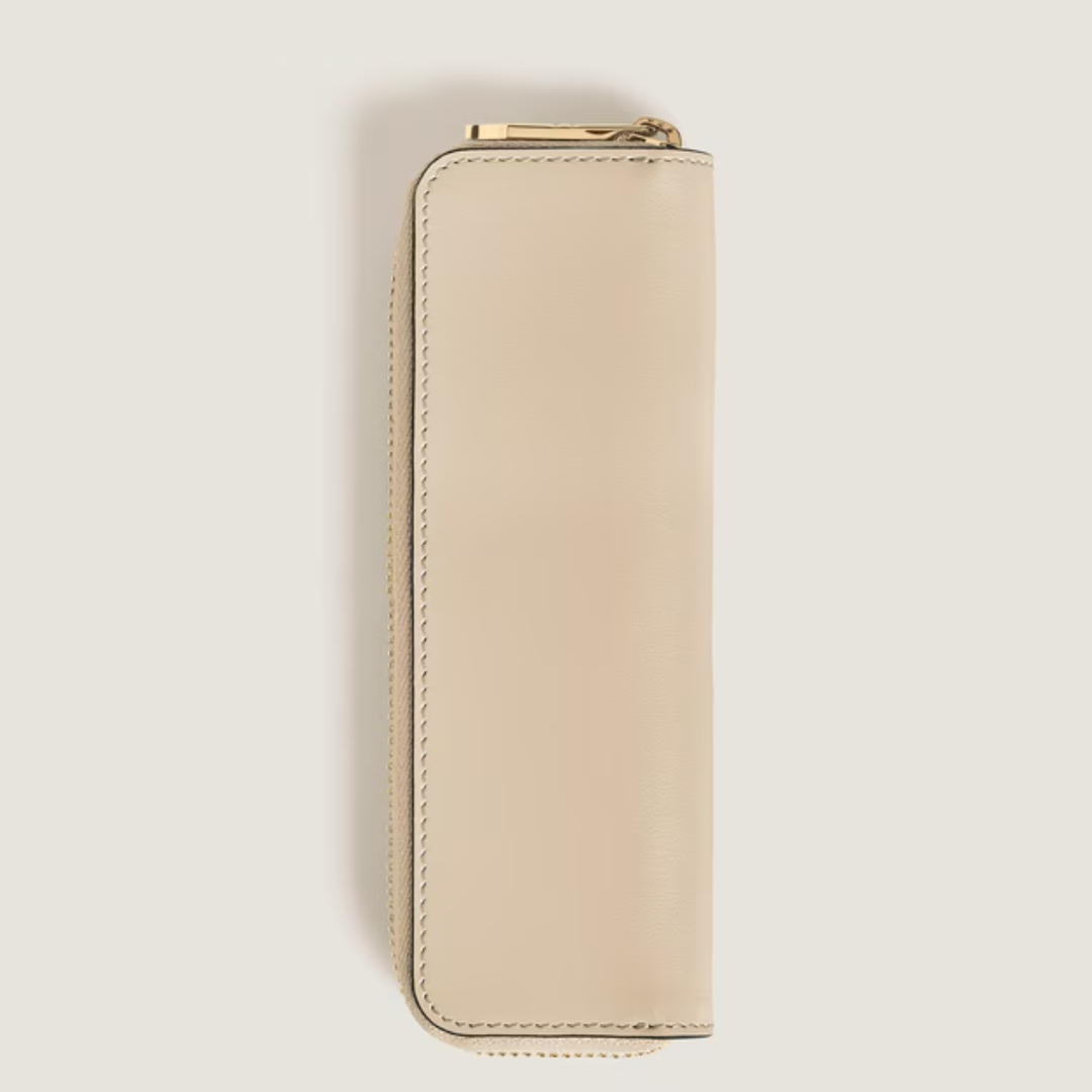 Montblanc Meisterstuck 1 Pen Pouch with Zip Cloudy Beige