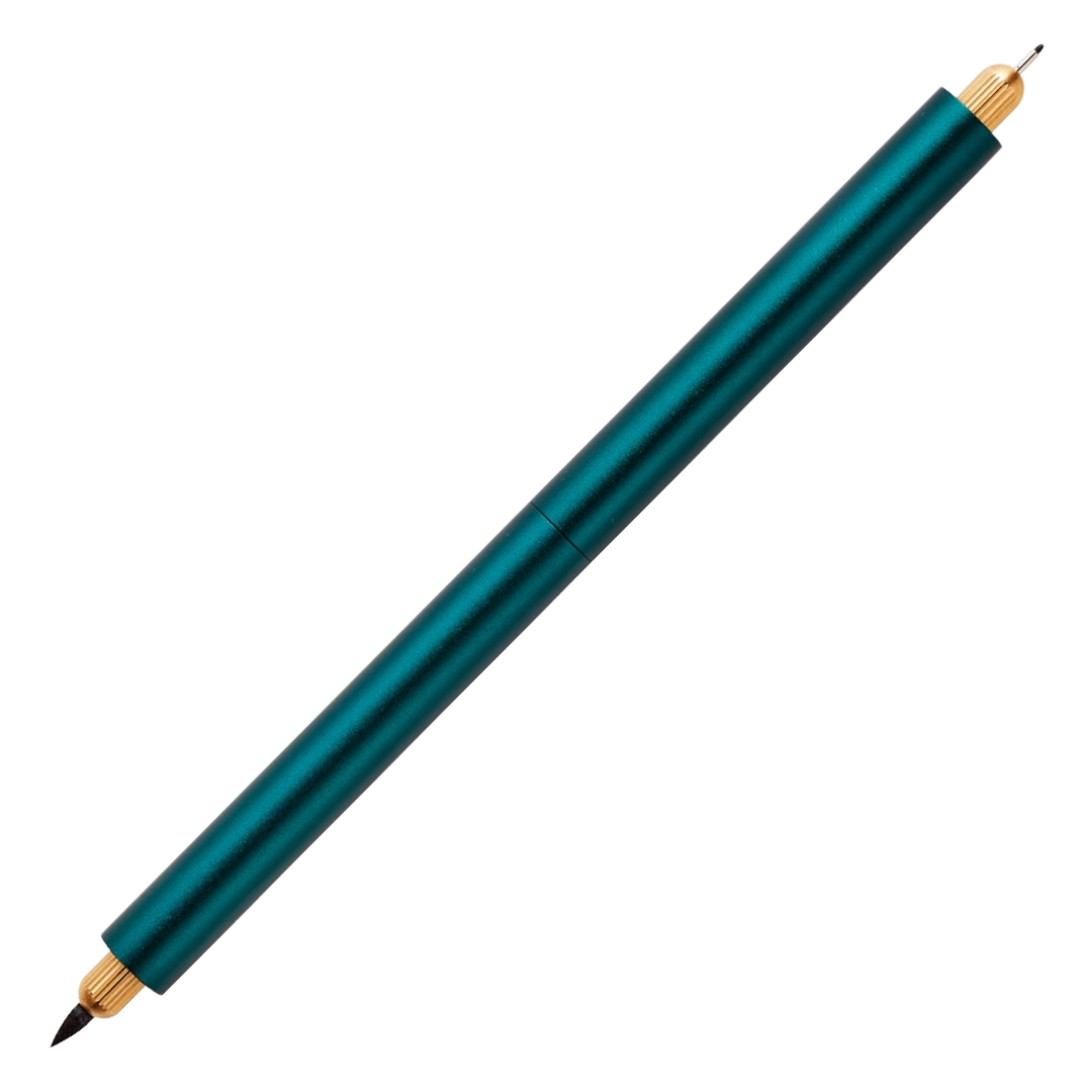 Tom's Studio Lumos Refillable Duo Tip Fineliner and Brush Pen Ivy