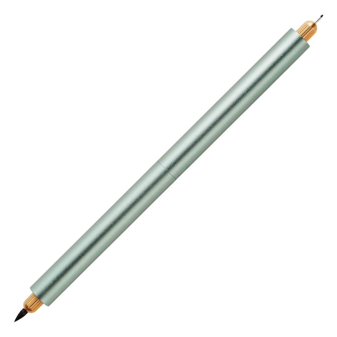 Tom's Studio Lumos Refillable Duo Tip Fineliner and Brush Pen Rose Sage