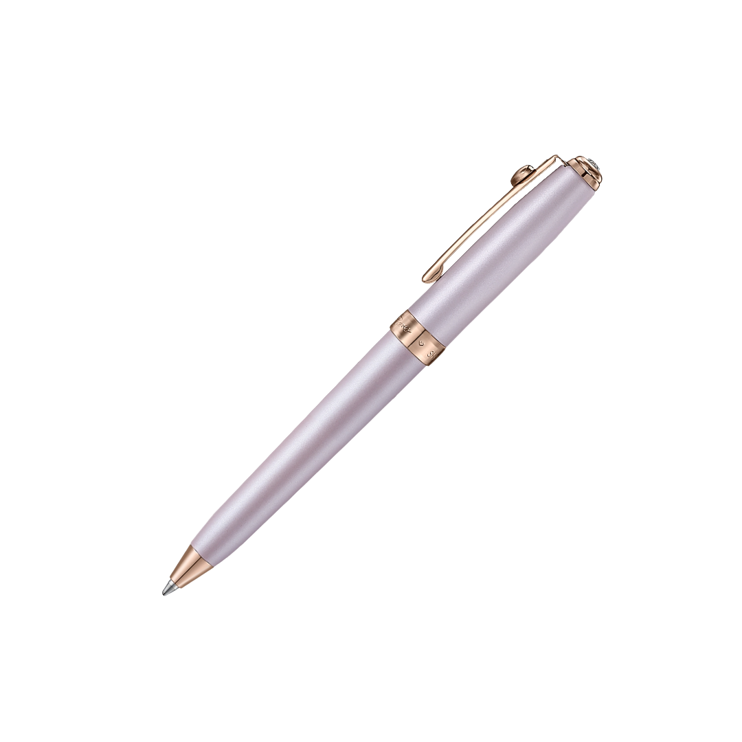 Sheaffer Emily in Paris Prelude Mini Ballpoint Pen Pastel Pink with Swarovski Crystal