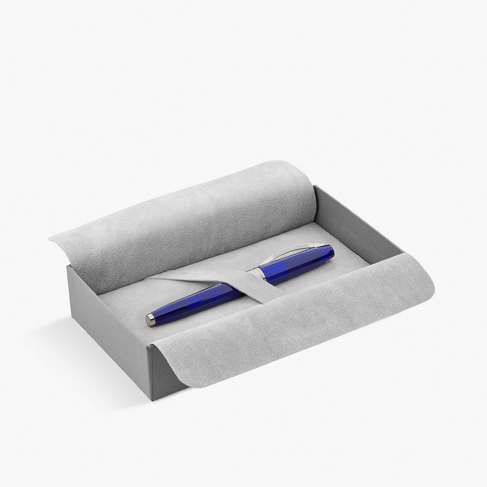Visconti Michelangelo Rollerball Pen Translucent Blue
