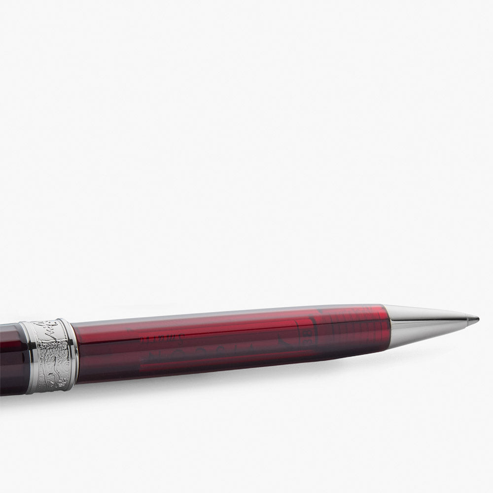 Visconti Michelangelo Ballpoint Pen Translucent Red