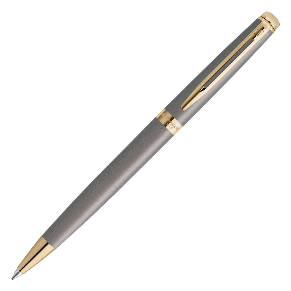 Waterman Hemisphere Ballpoint Pen Pen Stone Grey with Gold Trim