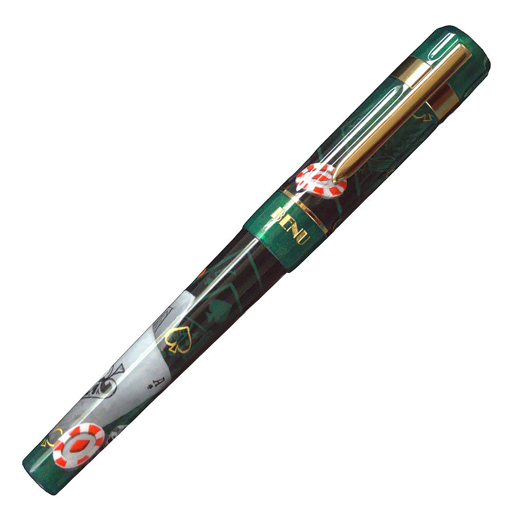 Cult Pens Exclusive Tribute 21st Birthday Hand Painted Celebration Pen by Benu Limited Edition Blackjack