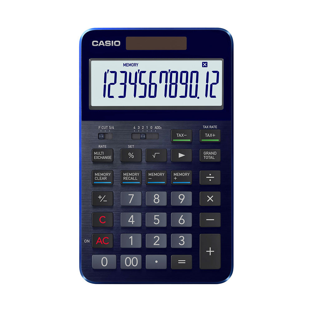 Casio S100X Flagship Desktop Calculator Blue