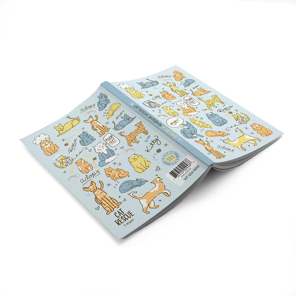 Retro 51 Denik Notebook Cat Rescue #6