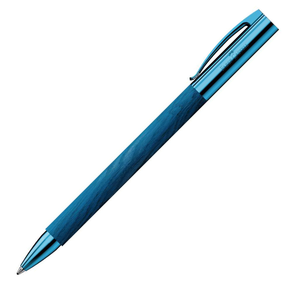 Faber-Castell Ambition Blue Wood Ballpoint Pen
