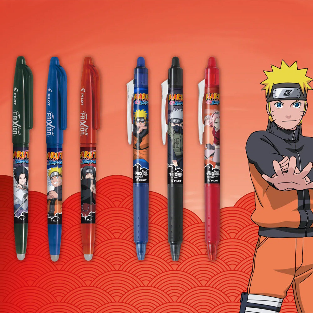 Pilot FriXion Clicker x Naruto Shippuden Limited Edition