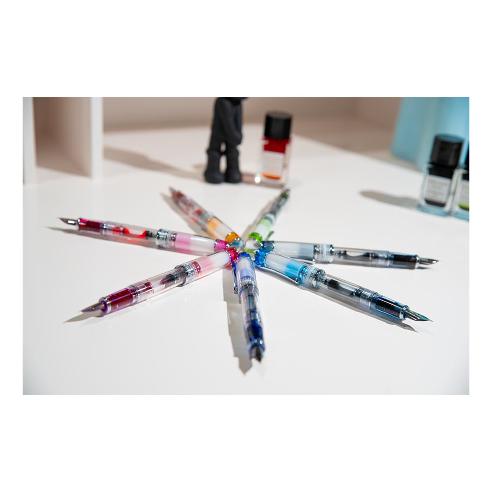 Pilot Prera Fountain Pen Transparent with Light Green Trim