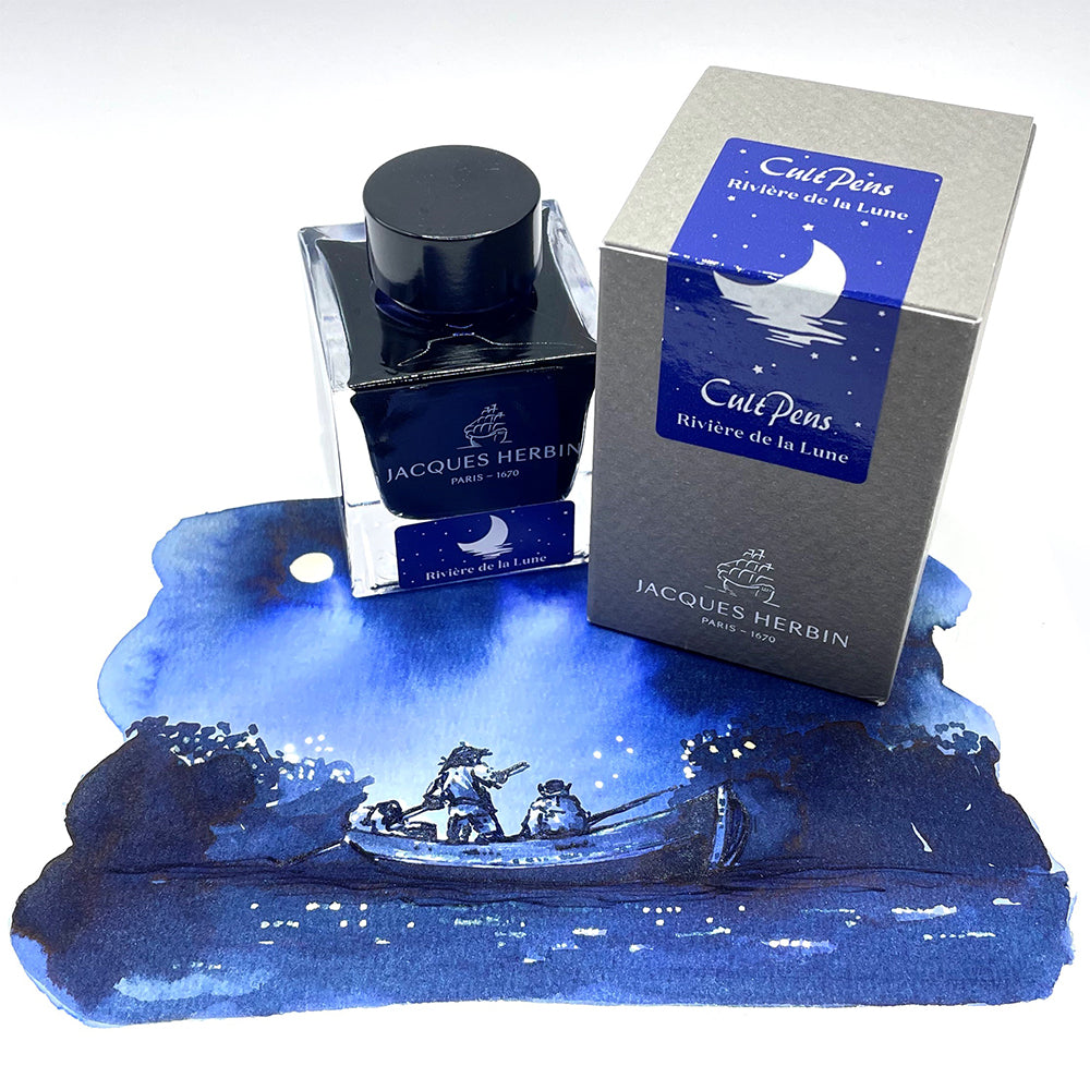 Cult Pens Exclusive Riviere de la Lune by Jacques Herbin by Cult Pens at Cult Pens