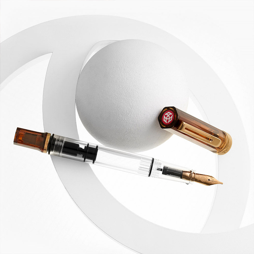TWSBI Eco Fountain Pen Rootbeer with Bronze