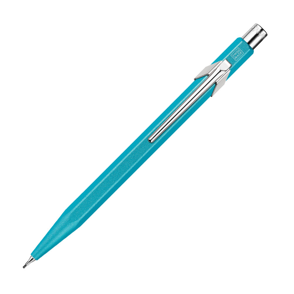 Caran d'Ache 844 Colormat-X Mechanical Pencil in Slimpack Turquoise by Caran d'Ache at Cult Pens