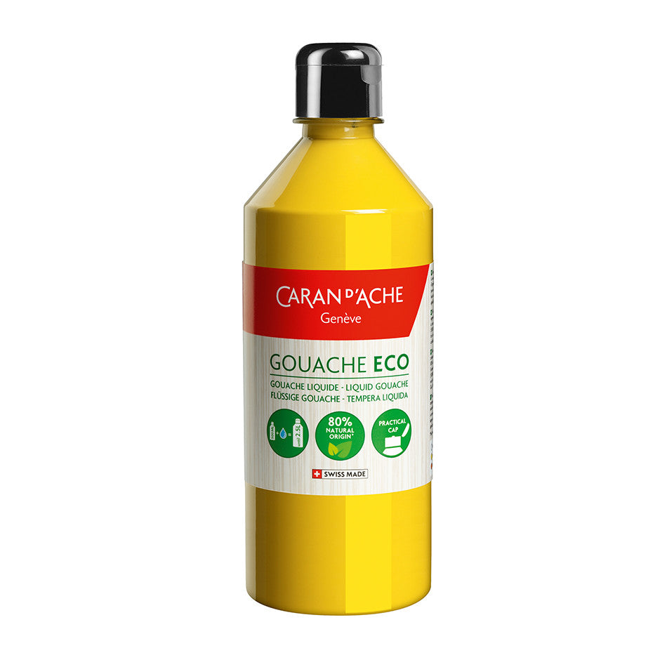 Caran d'Ache Gouache ECO Liquid 500ml Primary Colours by Caran d'Ache at Cult Pens