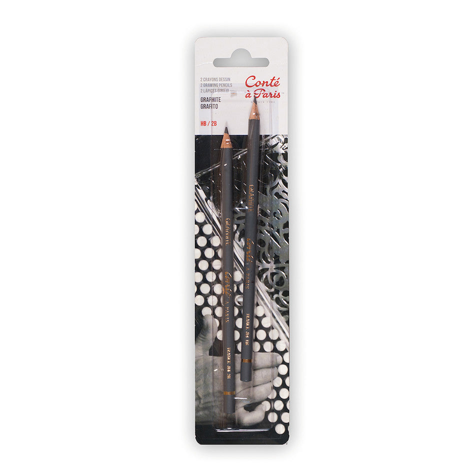 Conté à Paris Sketching Pencils Set of 2 HB and 2B by Conté à Paris at Cult Pens