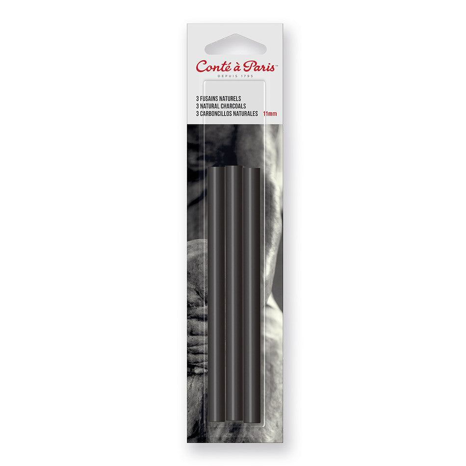 Conté à Paris Natural Charcoal Set of 5 6mm by Conté à Paris at Cult Pens