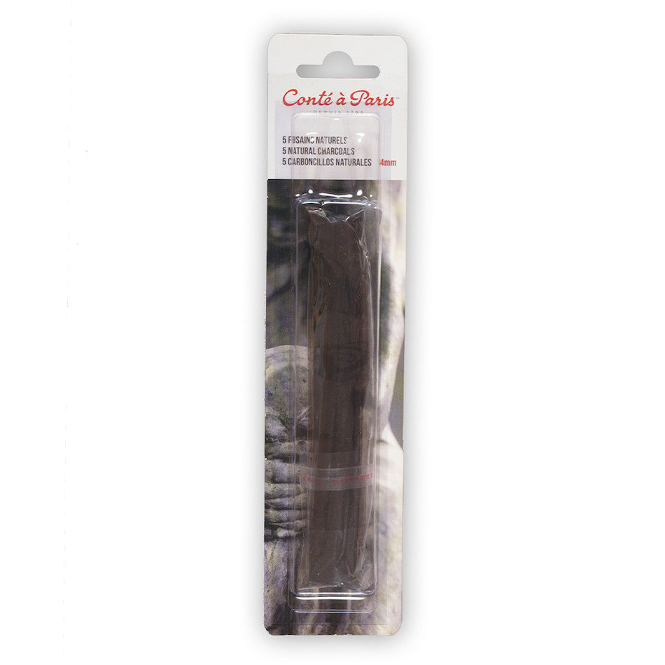 Conté à Paris Natural Charcoal Set of 5 Square by Conté à Paris at Cult Pens