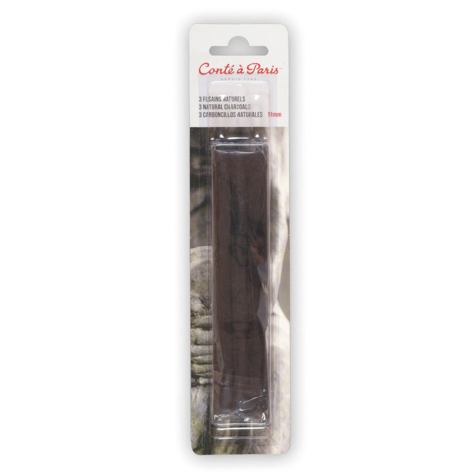 Conté à Paris Natural Charcoal Set of 3 11mm by Conté à Paris at Cult Pens