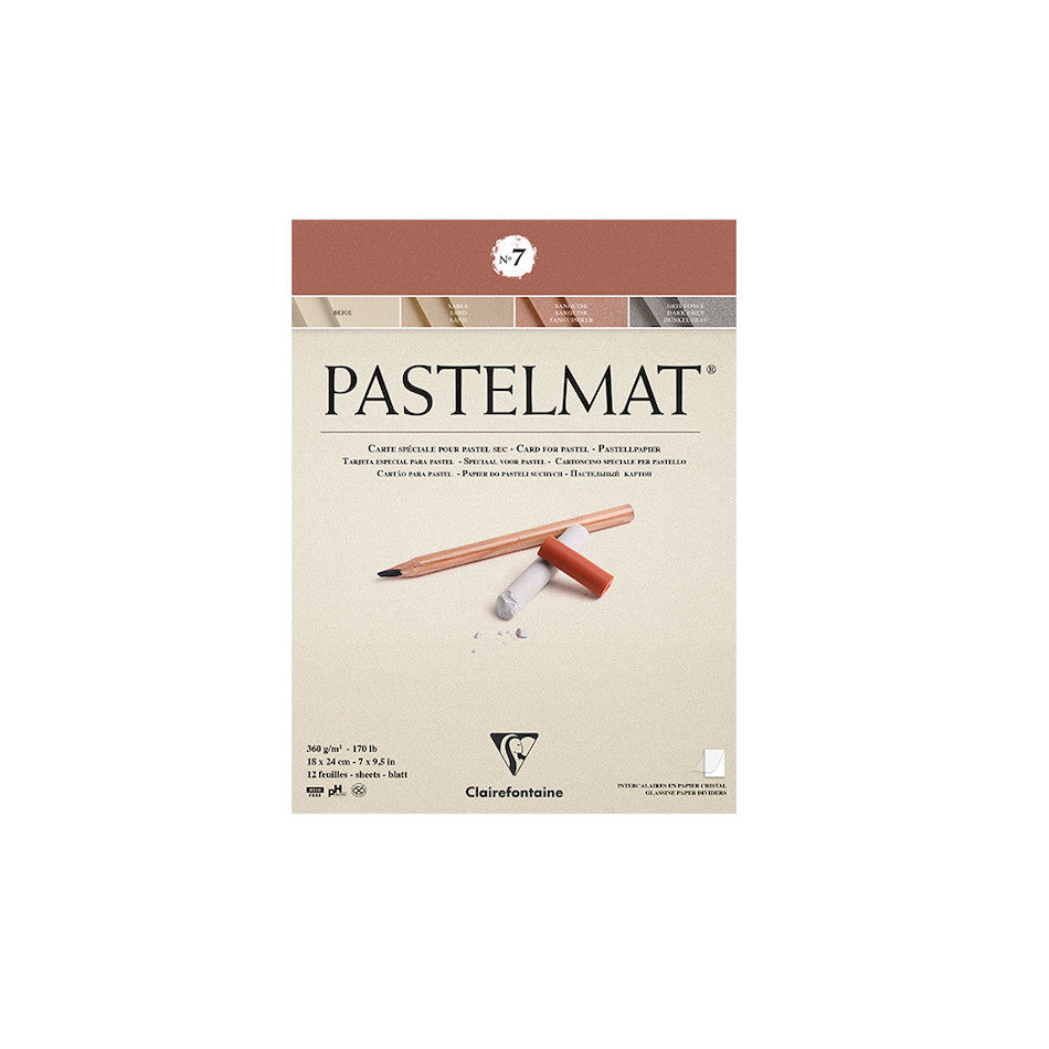 Clairefontaine Pastelmat Pad No.7 by Clairefontaine at Cult Pens