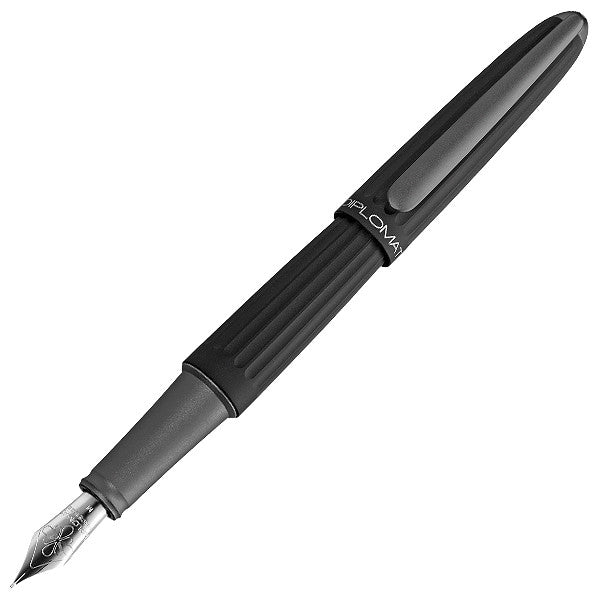 Diplomat Aero Black Fountain Pen by Diplomat at Cult Pens