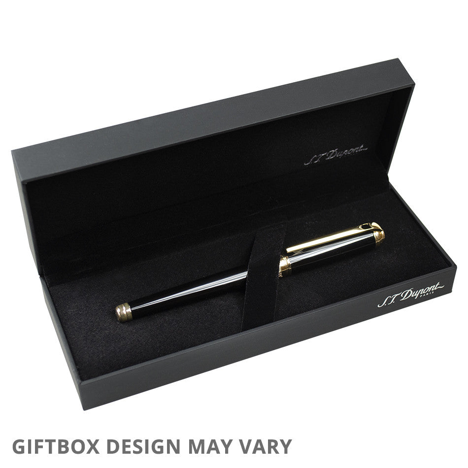 S.T. Dupont Line D Medium Ballpoint Pen Guilloche Blue by S.T. Dupont at Cult Pens
