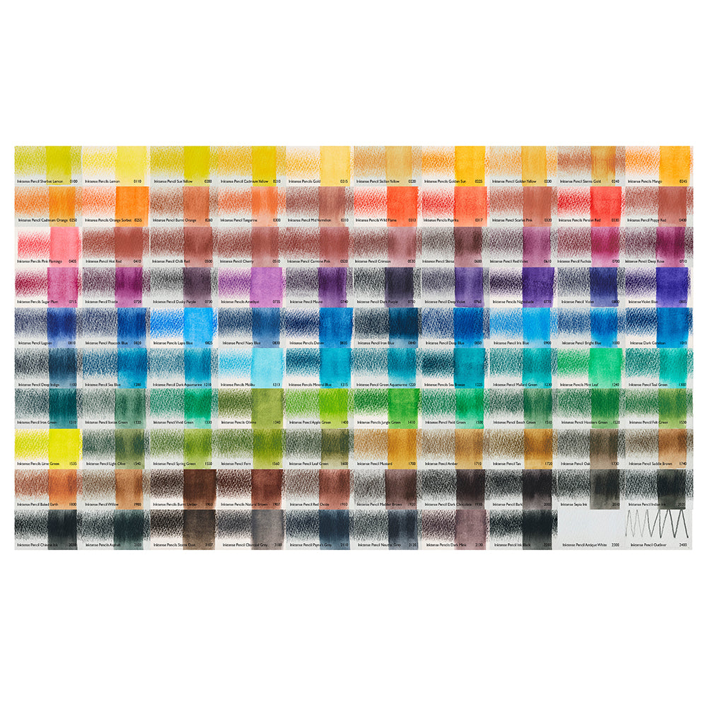 Derwent Inktense Coloured Pencils Tin of 100 by Derwent at Cult Pens