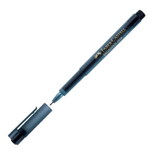 Faber-Castell Fineliner Pen Broadpen 1554 by Faber-Castell at Cult Pens