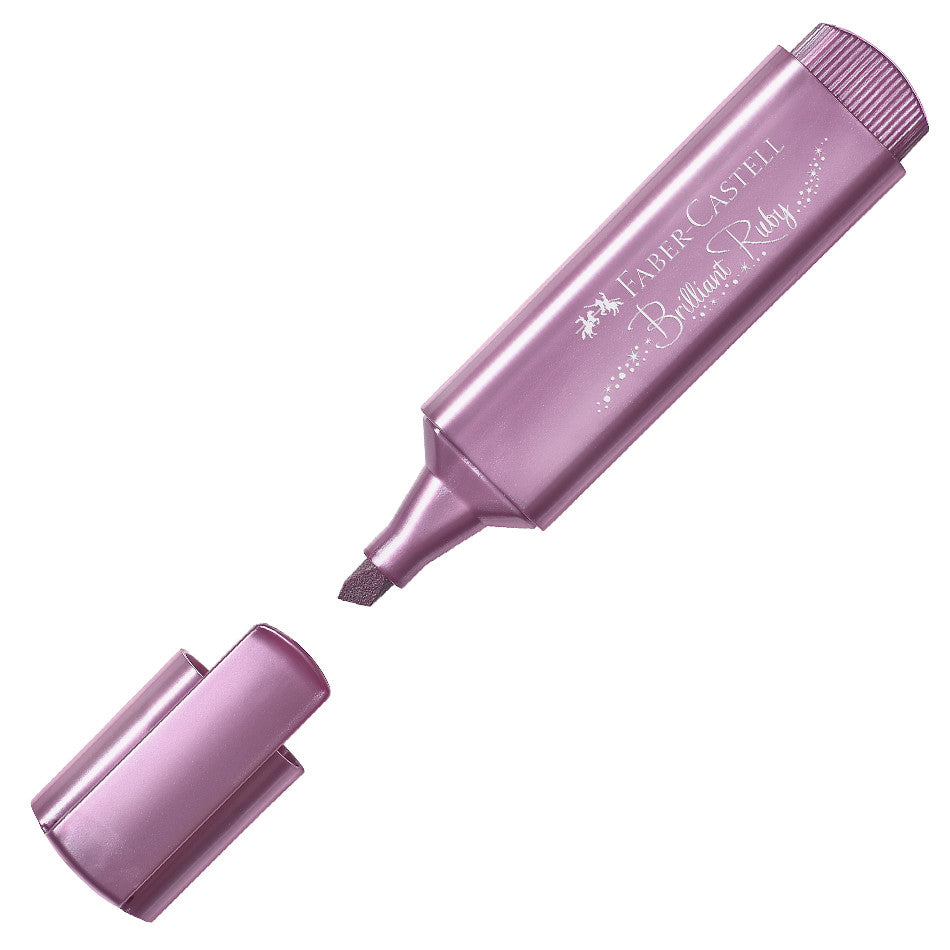 Faber-Castell Textliners 46 Metallic Highlighter Assorted Set of 4 by Faber-Castell at Cult Pens