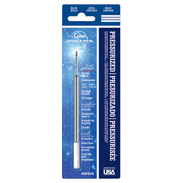 Fisher Space Pen PR Pressurised Ballpoint Refill Broad by Fisher Space Pen at Cult Pens