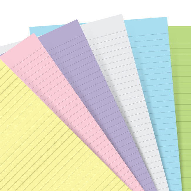 Filofax Pocket Refill Paper Assorted Pastel by Filofax at Cult Pens