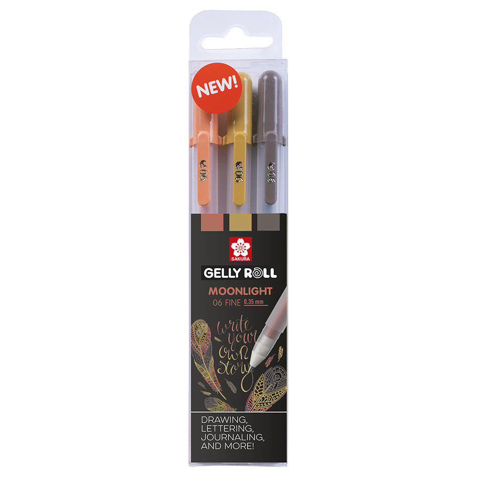 Gelly Roll Moonlight 06 Set of 3 Nature by Gelly Roll at Cult Pens