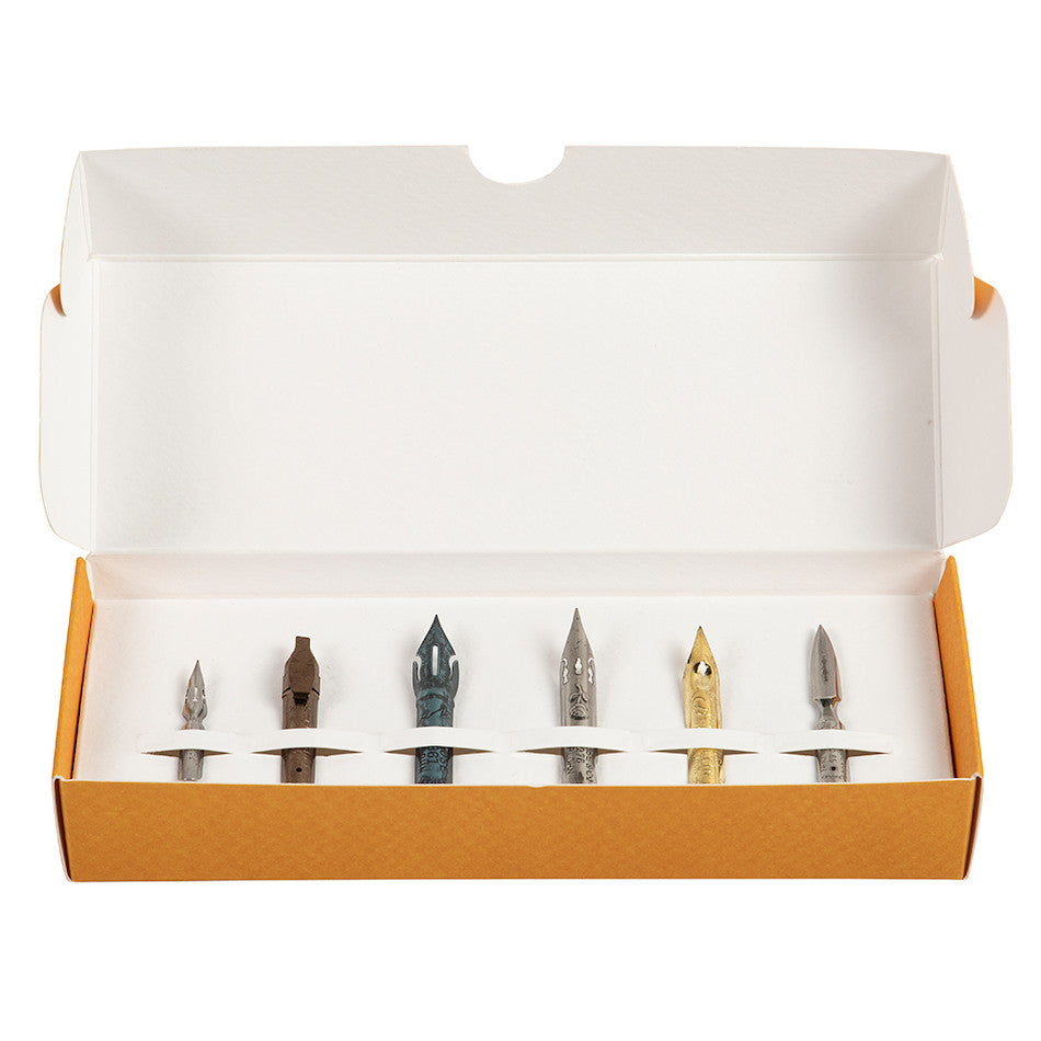 Jacques Herbin Calligraphy Nibs Set of 6 by Herbin at Cult Pens