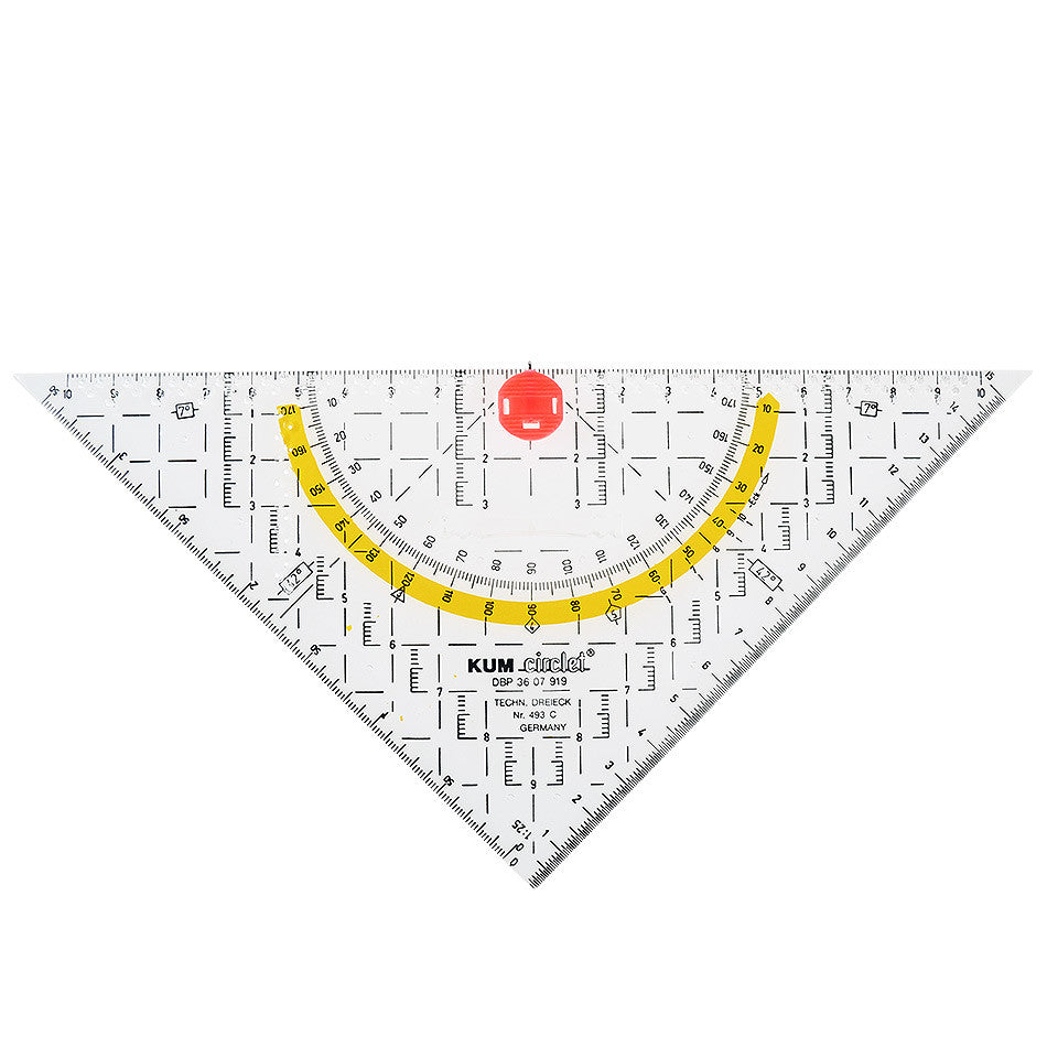 KUM Circlet Compass Triangle 22cm by KUM at Cult Pens