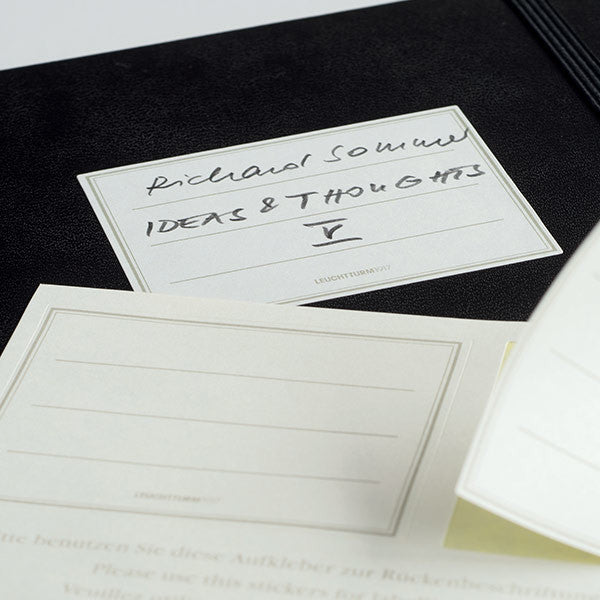 LEUCHTTURM1917 Hardcover Notebook Pocket Black by LEUCHTTURM1917 at Cult Pens