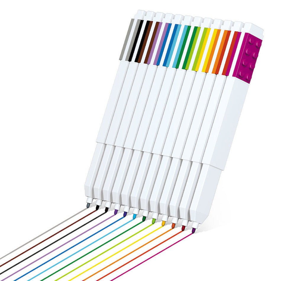 LEGO 2.0 Markers Set of 12 by LEGO at Cult Pens