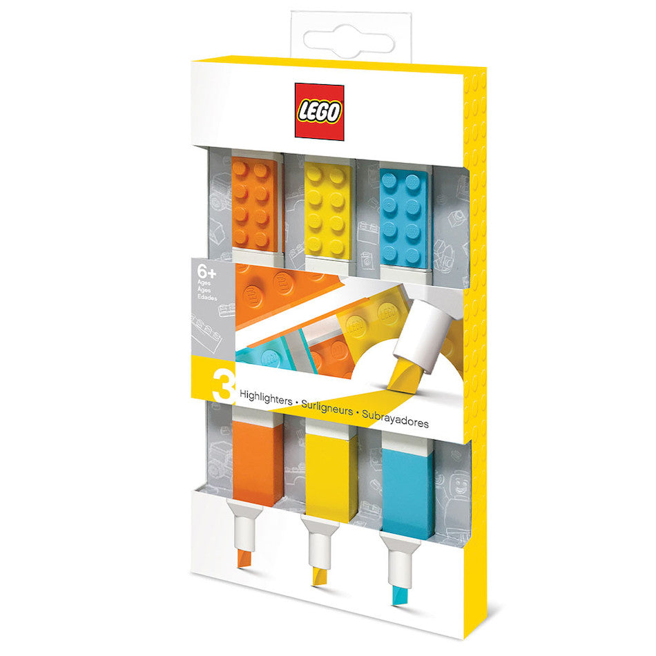 LEGO 2.0 Highlighters Set of 3 by LEGO at Cult Pens