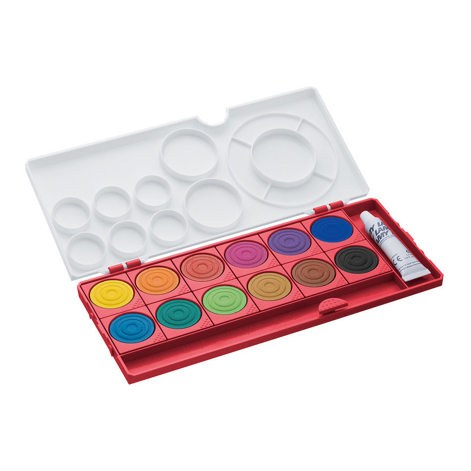 LAMY aquaplus Red Paint Box of 12 Colours by LAMY at Cult Pens