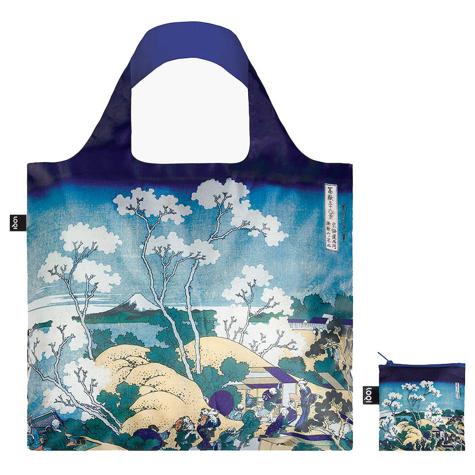 LOQI Katsushika Hokusai Fuji from Gotenyama Recycled Tote Bag by LOQI at Cult Pens