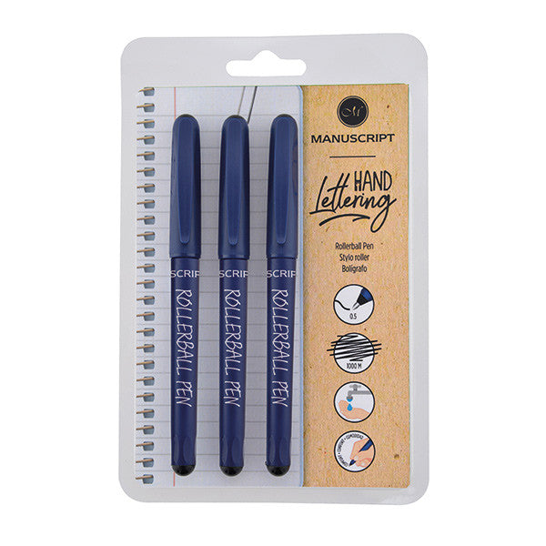 Manuscript Rollerball Pen Set of 3 by Manuscript at Cult Pens