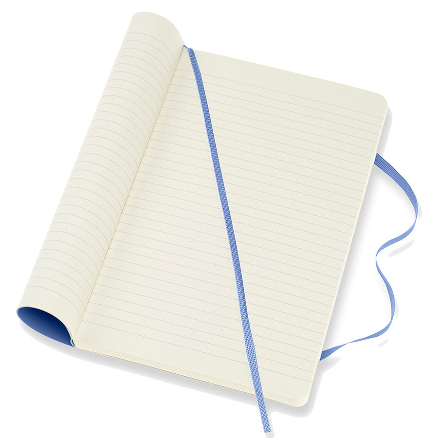 Moleskine Classic Collection Softcover Large Notebook Hydrangea Blue by Moleskine at Cult Pens