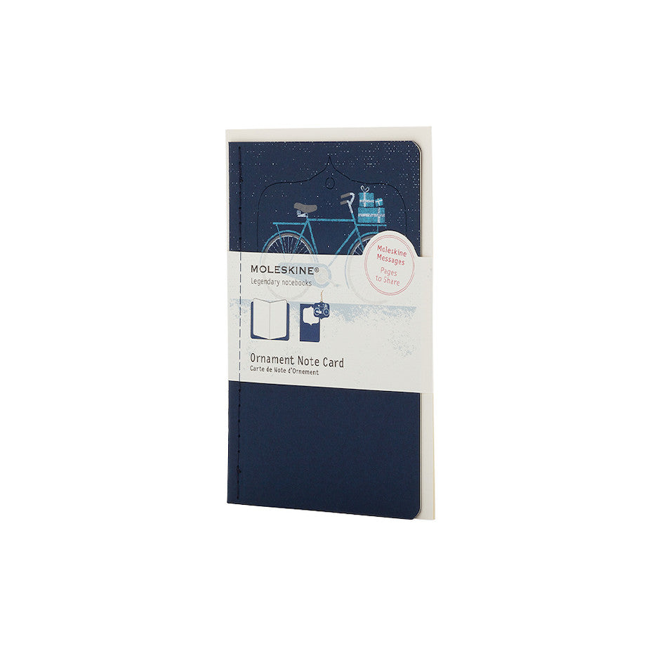 Moleskine Pocket Ornament Card Bike by Moleskine at Cult Pens