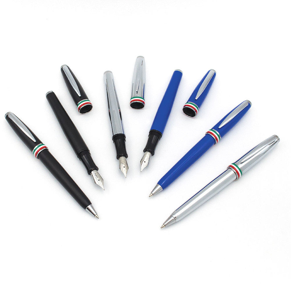 Monteverde Aldo Domani Italia Fountain Pen Chrome by Monteverde at Cult Pens